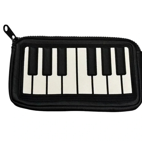 Elton John x Laday Gaga Love Bravery piano clutch handbag pouch limited Edition - Picture 1 of 6